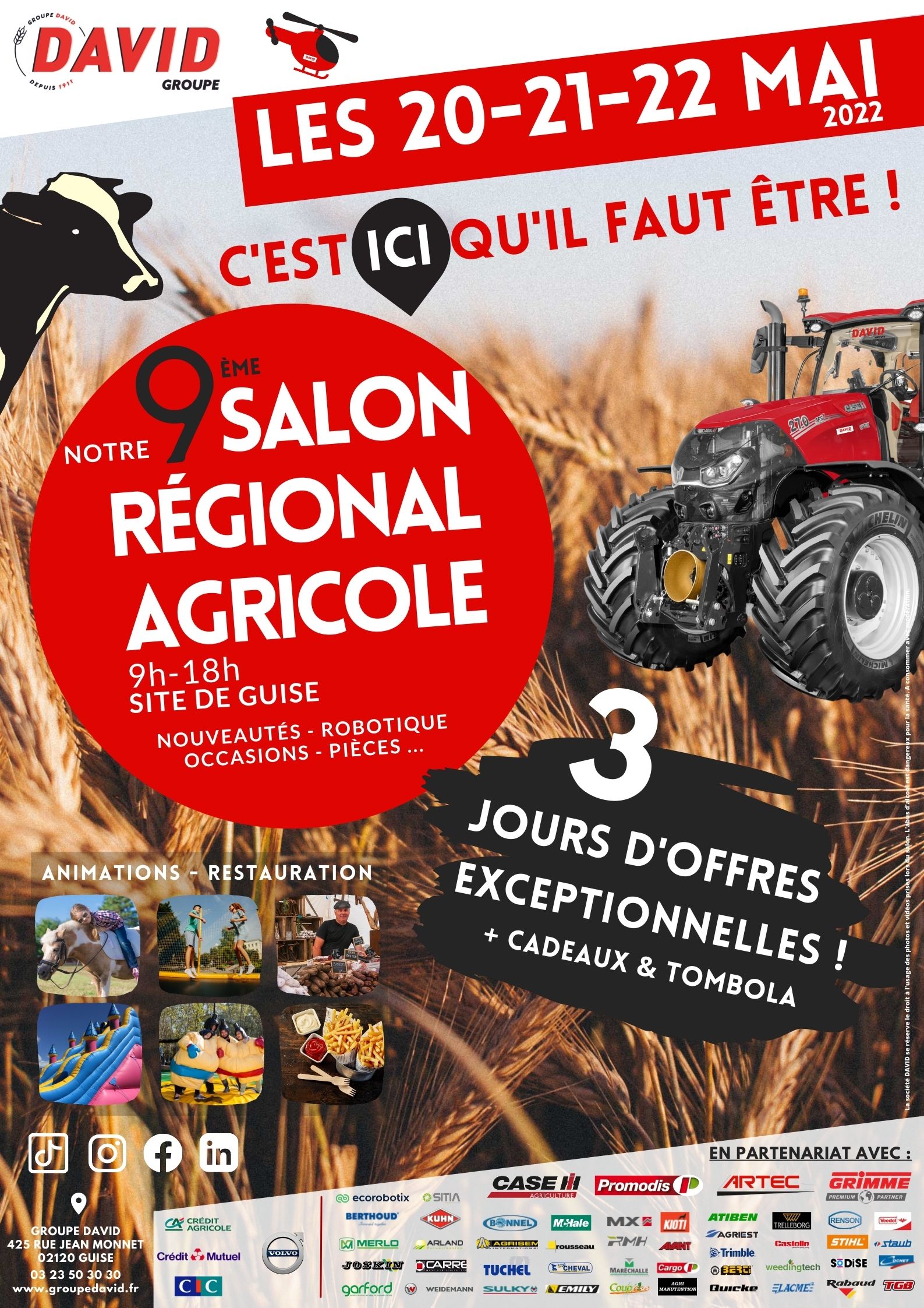 Affiche salon Groupe David